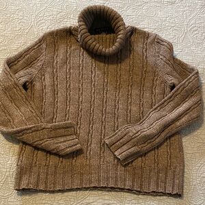Vintage Ann Taylor Brown Turtleneck Sweater